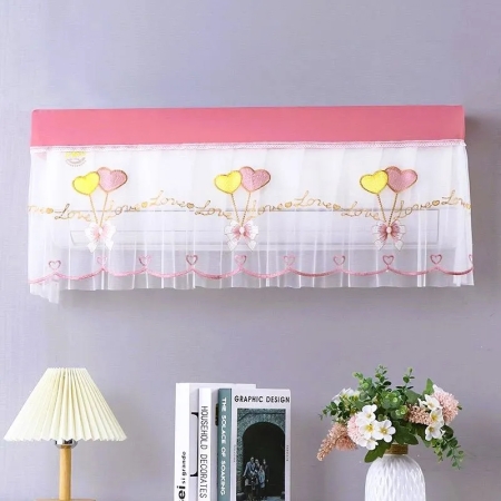 Embroidered Net Split AC Cover -1.5 Ton