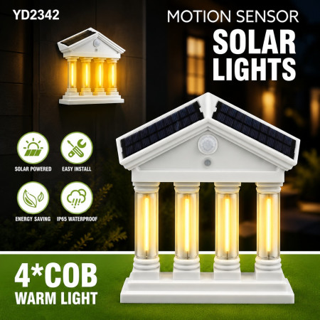 4 COB Motion Sensor Solar Light( Waterproof with Automatic On/Off)