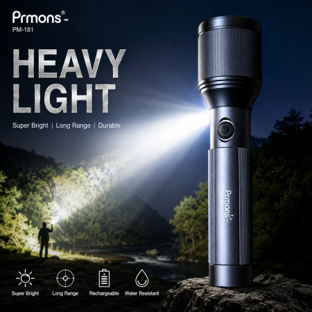 Prmans LED Aluminum Alloy Flash Light