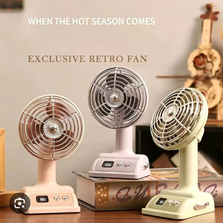 Rechargeable 100 Speed Mini Desktop Fan