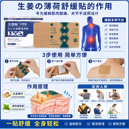 Pain Relief Patches ( ২১ পিস ৩ প্যাকেট)